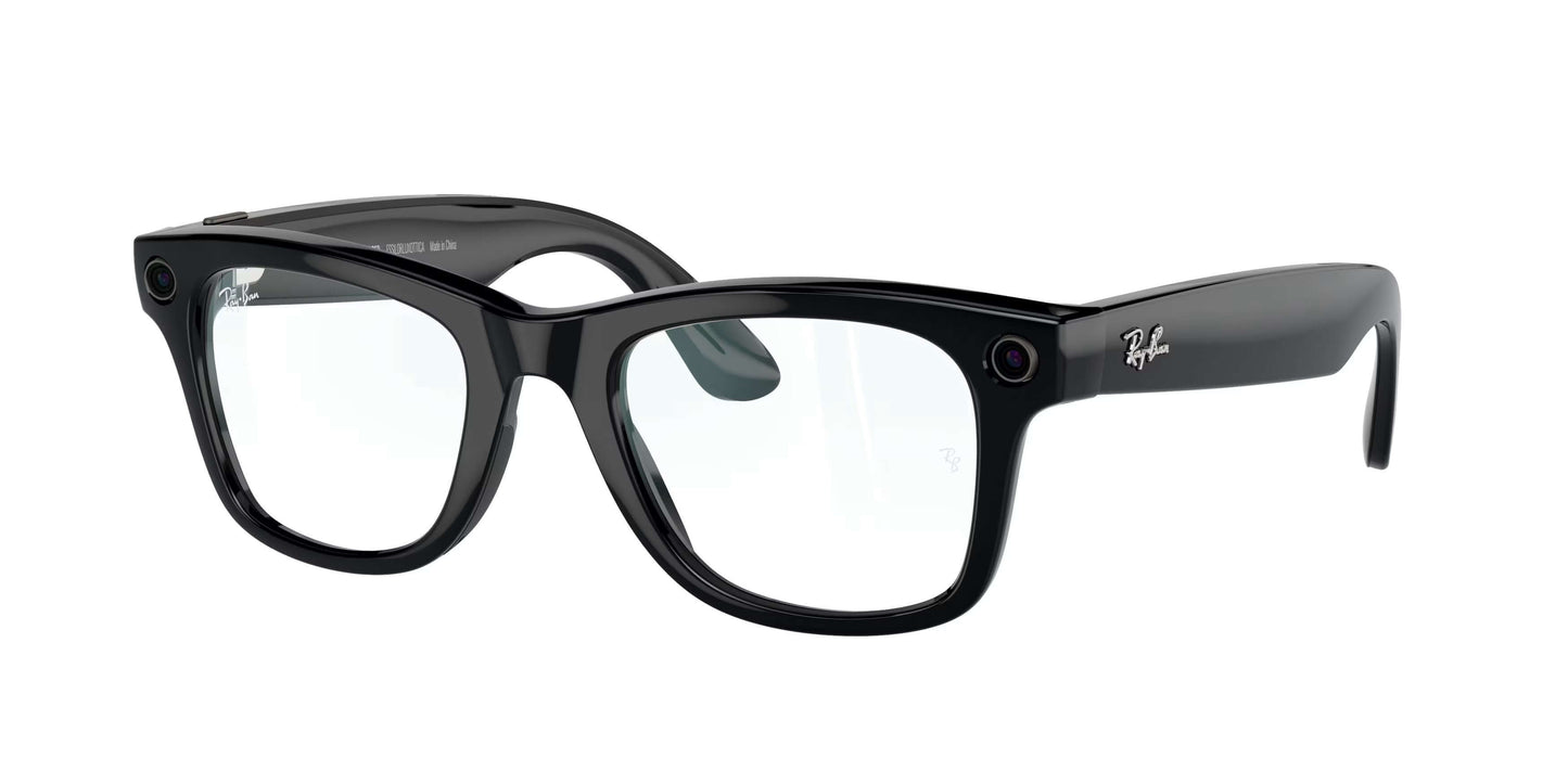 Rayban Meta Wayfarer Black Clear 601/SB - Rooyati