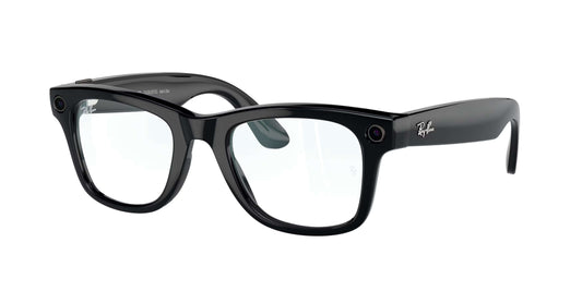 Rayban Meta Wayfarer Black Clear 601/SB - Rooyati